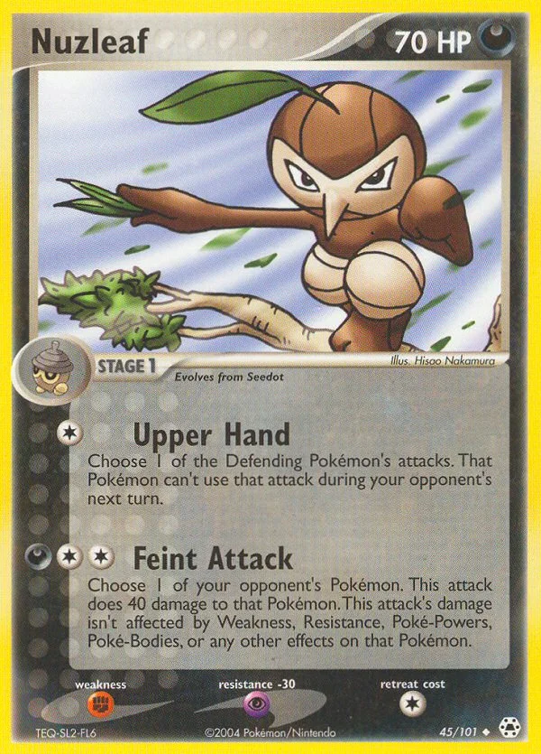 Nuzleaf · Hidden Legends