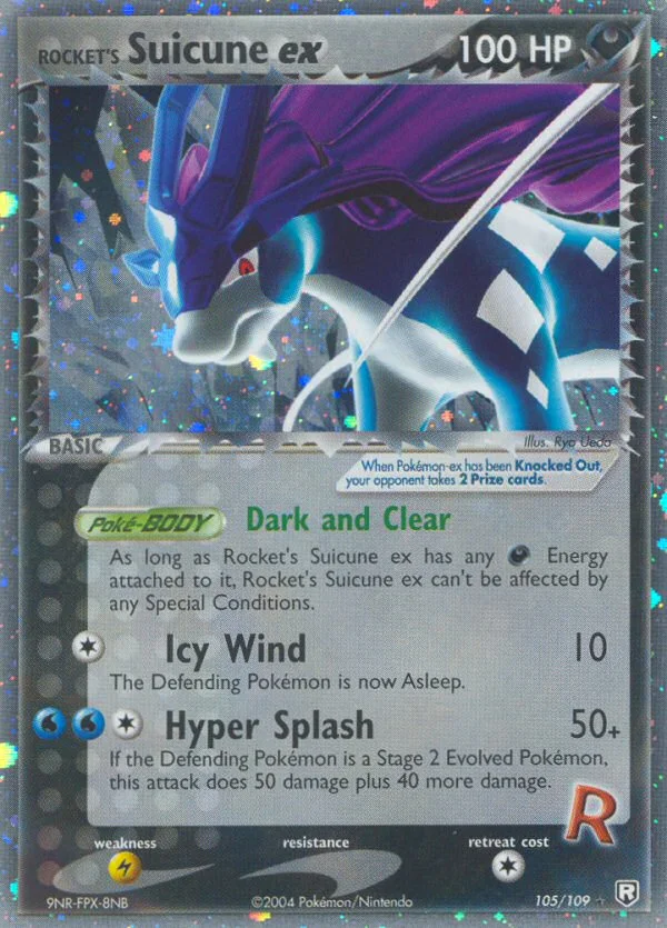 Rocket's Suicune ex · Team Rocket Returns