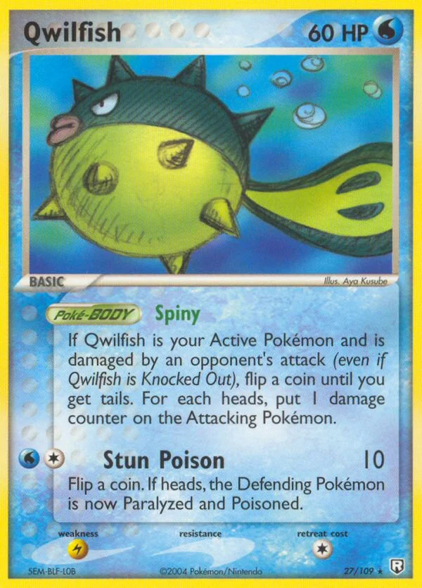 Qwilfish · Team Rocket Returns