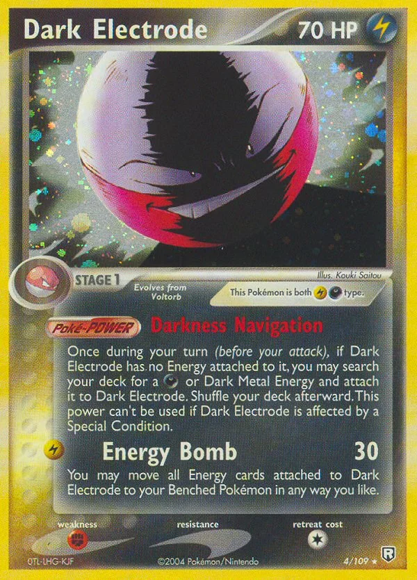 Dark Electrode · Team Rocket Returns