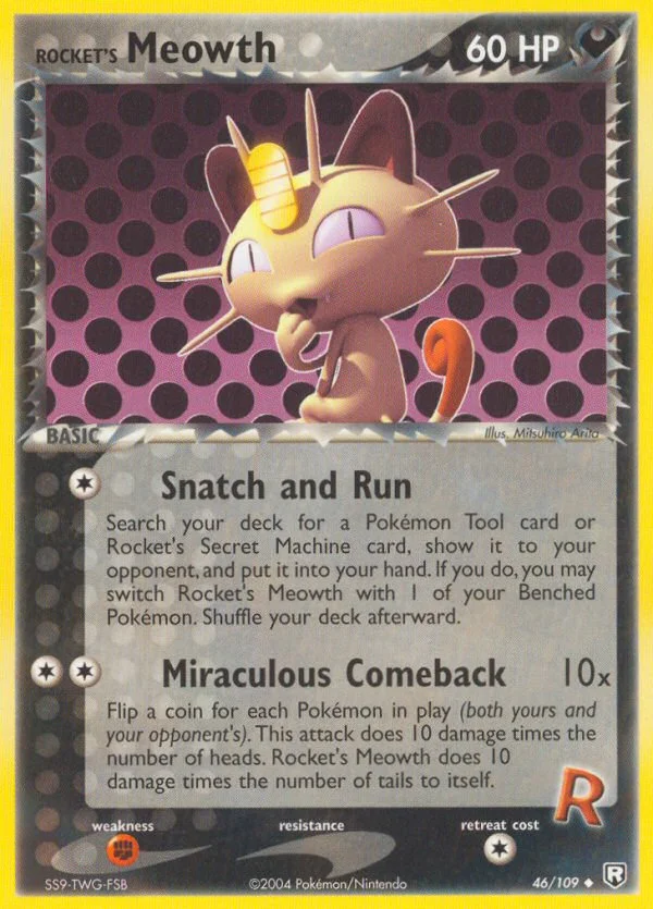 Rocket's Meowth · Team Rocket Returns