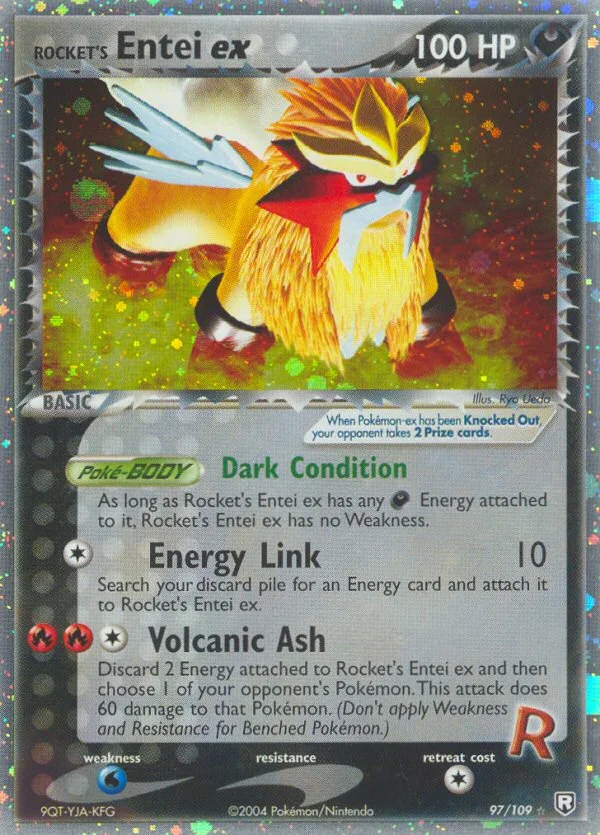 Rocket's Entei ex · Team Rocket Returns