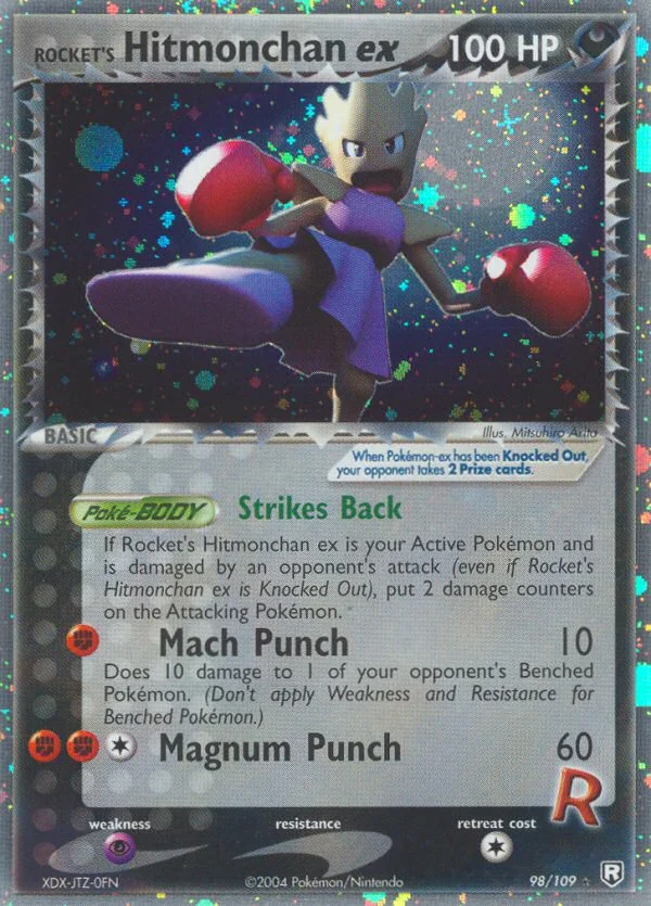 Rocket's Hitmonchan ex · Team Rocket Returns