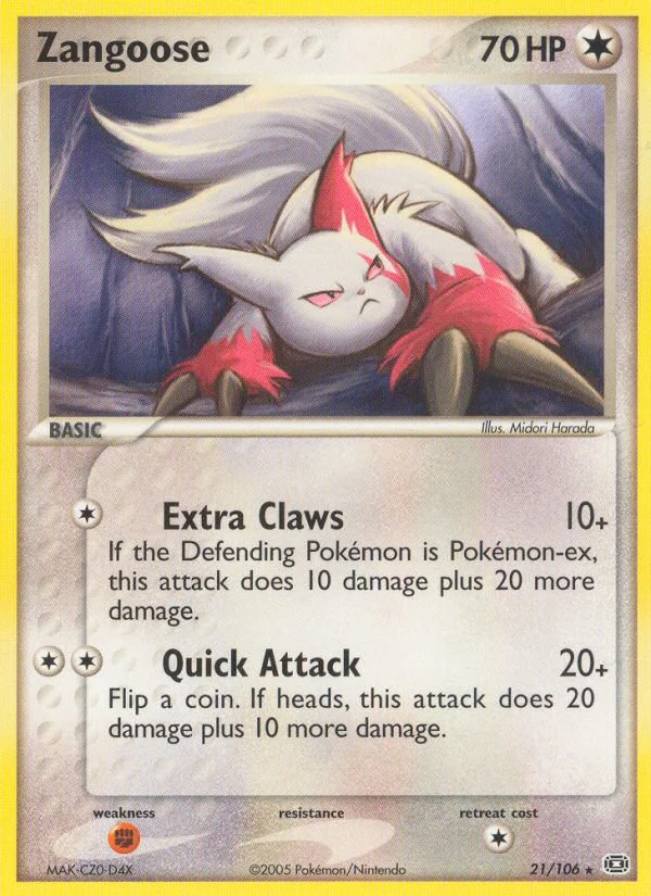 Zangoose · Emerald
