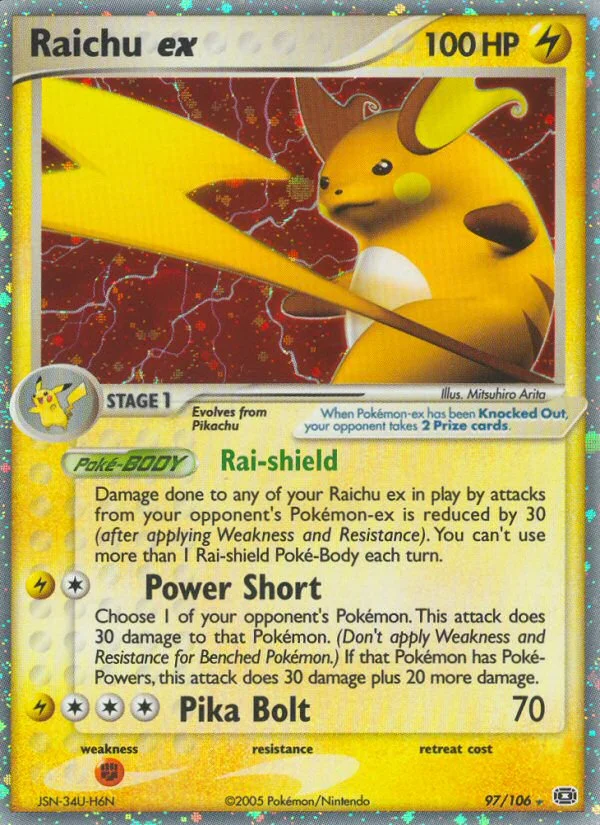 Raichu ex · Emerald
