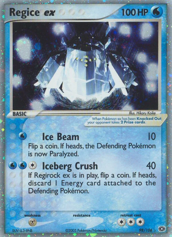 Regice ex · Emerald