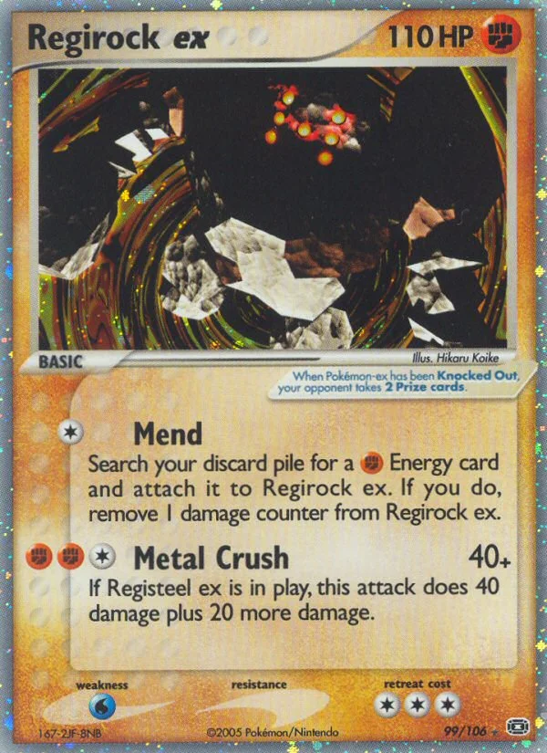 Regirock ex · Emerald