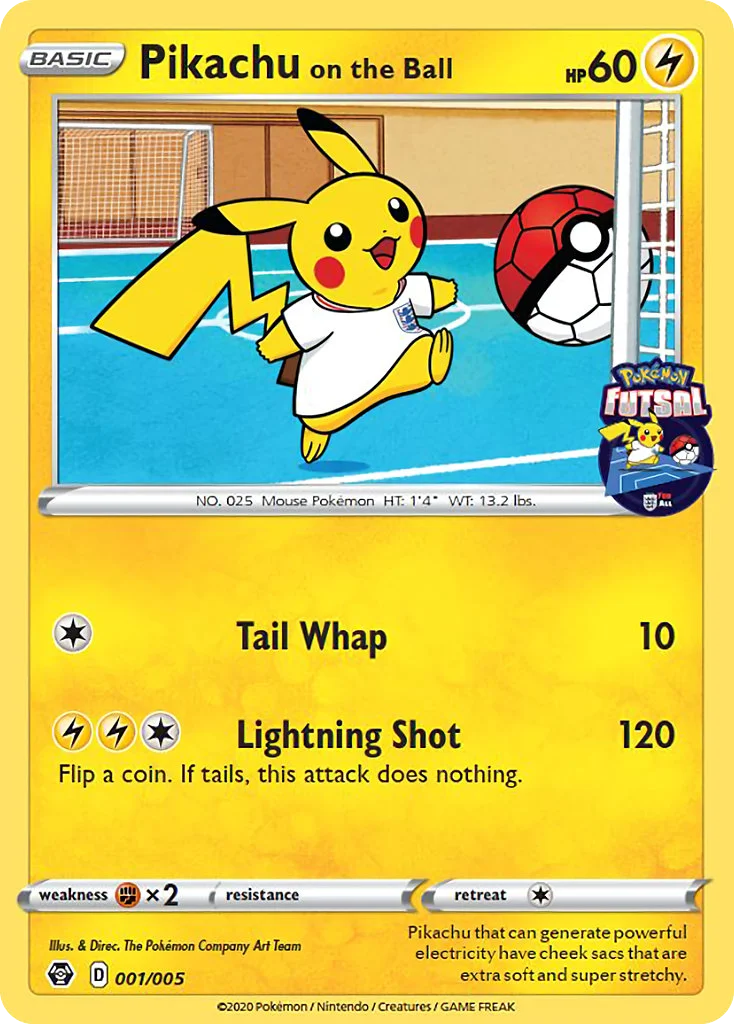 Pikachu on the Ball · Pokémon Futsal Collection