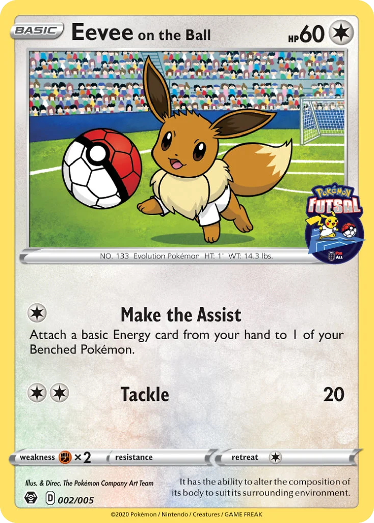 Eevee on the Ball · Pokémon Futsal Collection