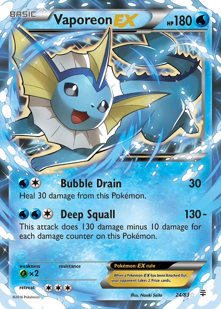Vaporeon-EX · Generations