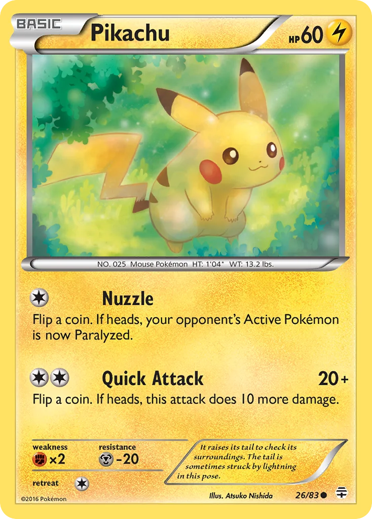Pikachu · Generations