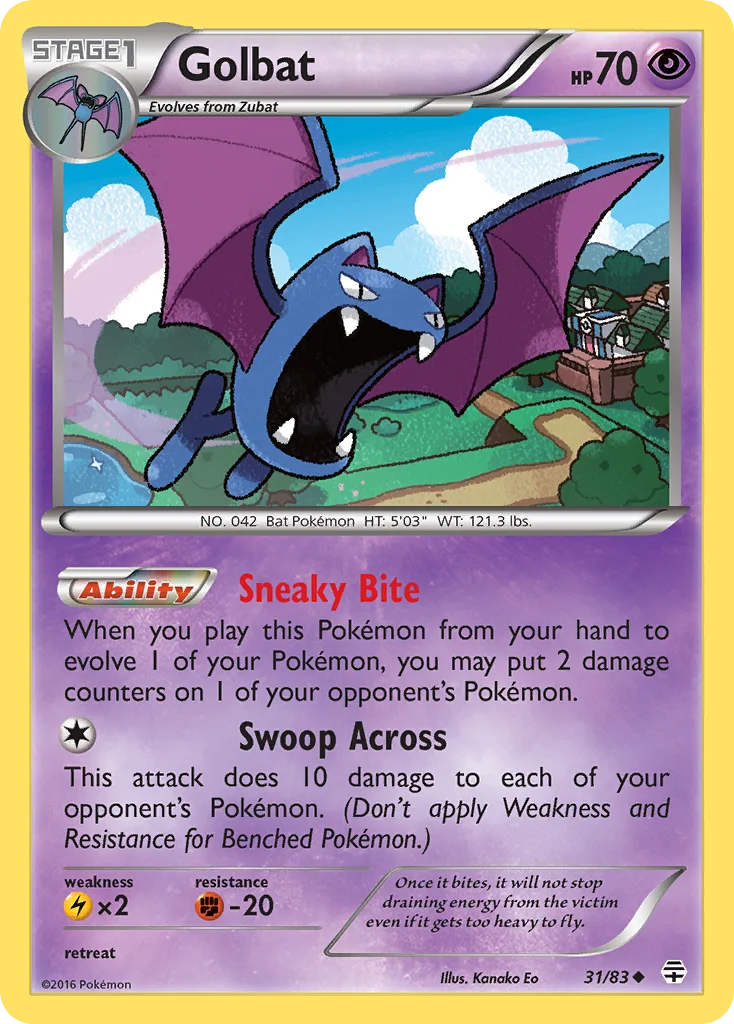 Golbat · Generations