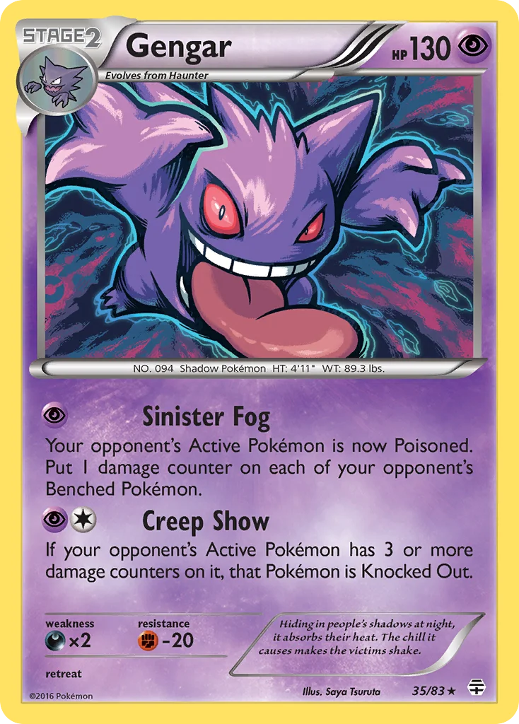 Gengar · Generations
