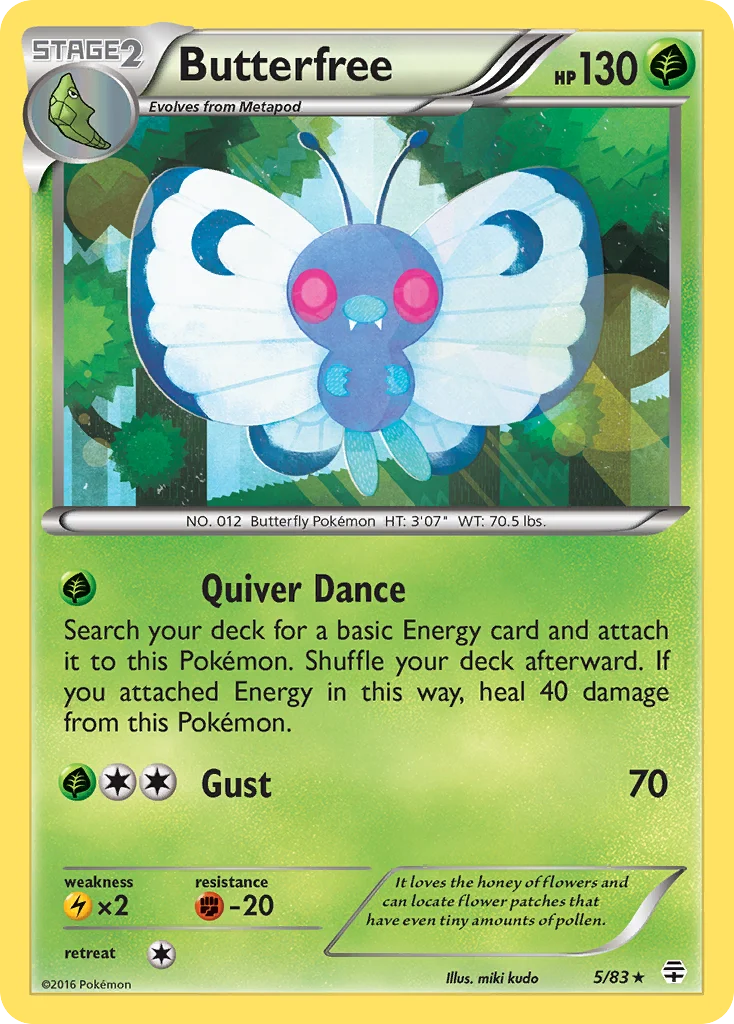 Butterfree · Generations