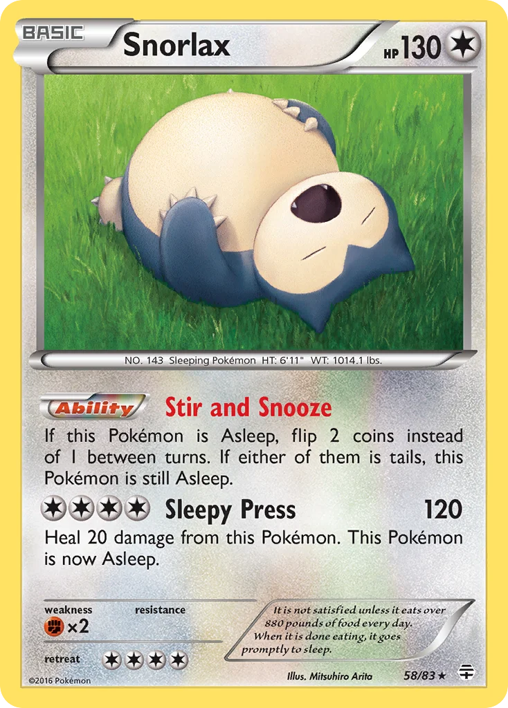 Snorlax · Generations