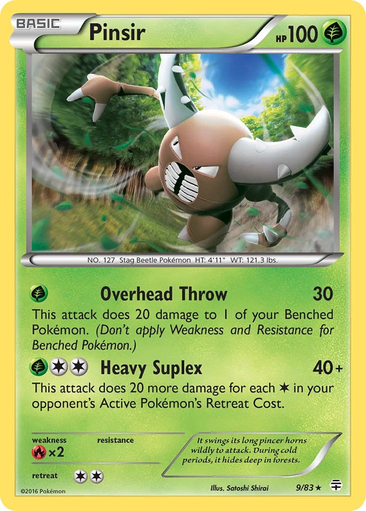 Pinsir · Generations