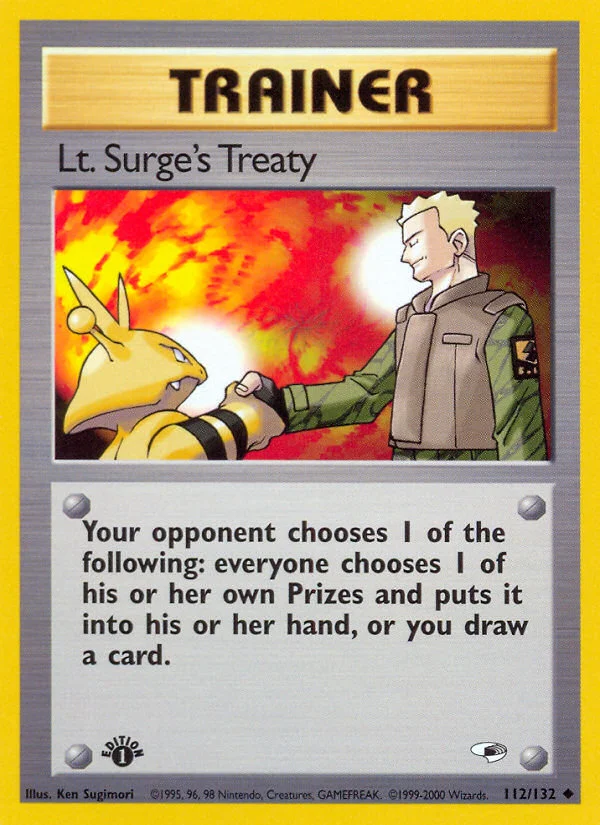 Lt. Surge's Treaty · Gym Heroes