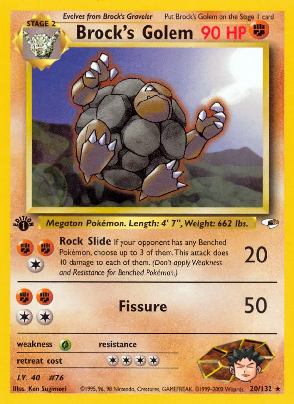 Brock's Golem · Gym Heroes