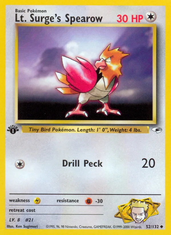 Lt. Surge's Spearow · Gym Heroes