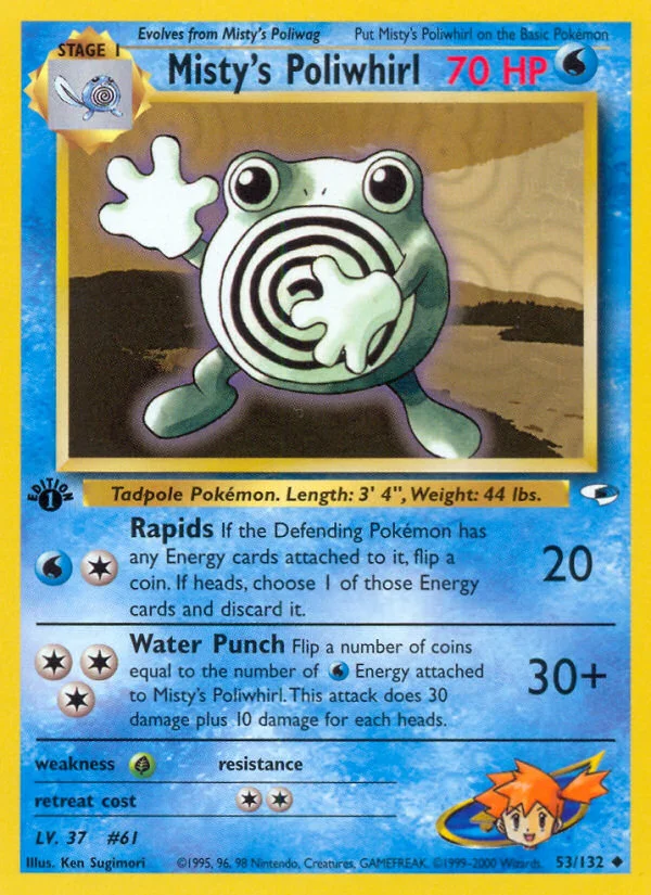 Misty's Poliwhirl · Gym Heroes