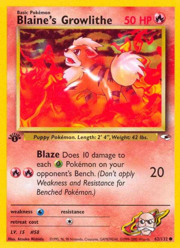 Blaine's Growlithe · Gym Heroes