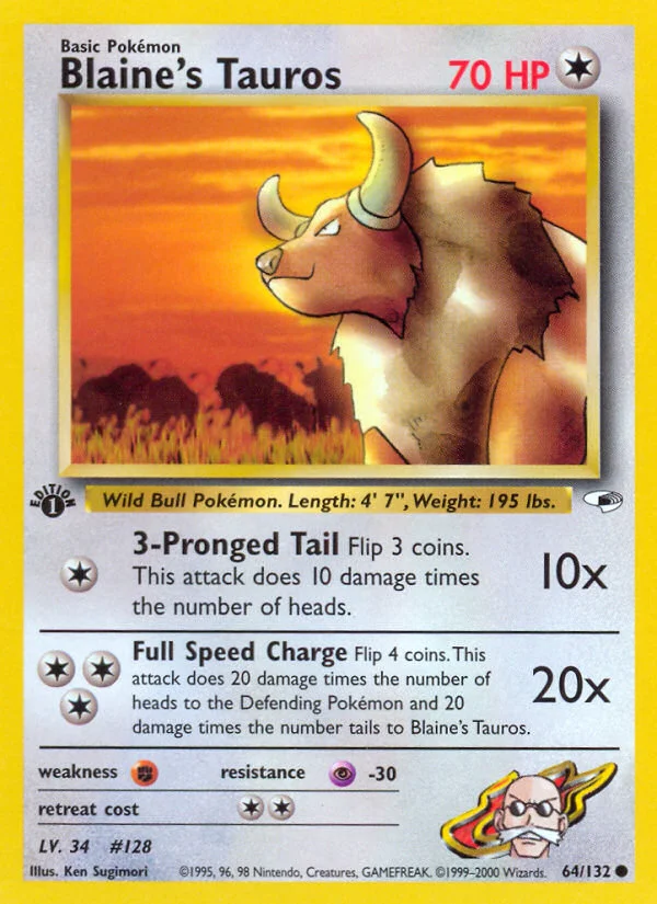 Blaine's Tauros · Gym Heroes