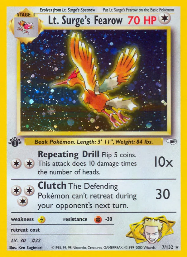 Lt. Surge's Fearow · Gym Heroes