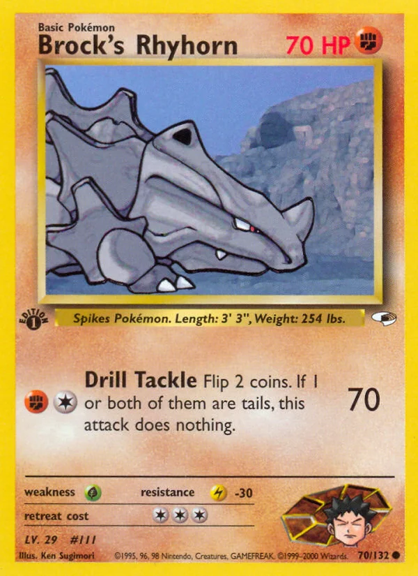 Brock's Rhyhorn · Gym Heroes