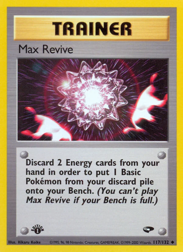 Max Revive · Gym Challenge