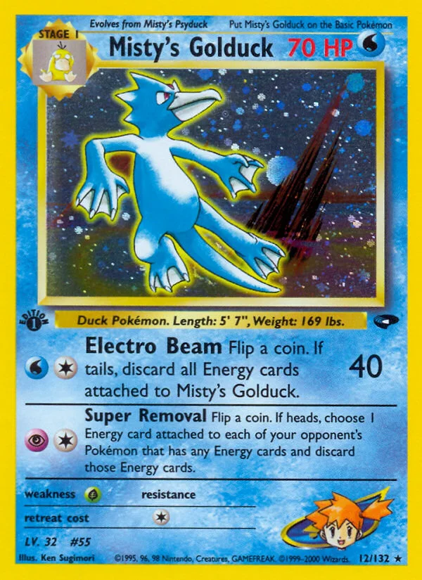 Misty's Golduck · Gym Challenge