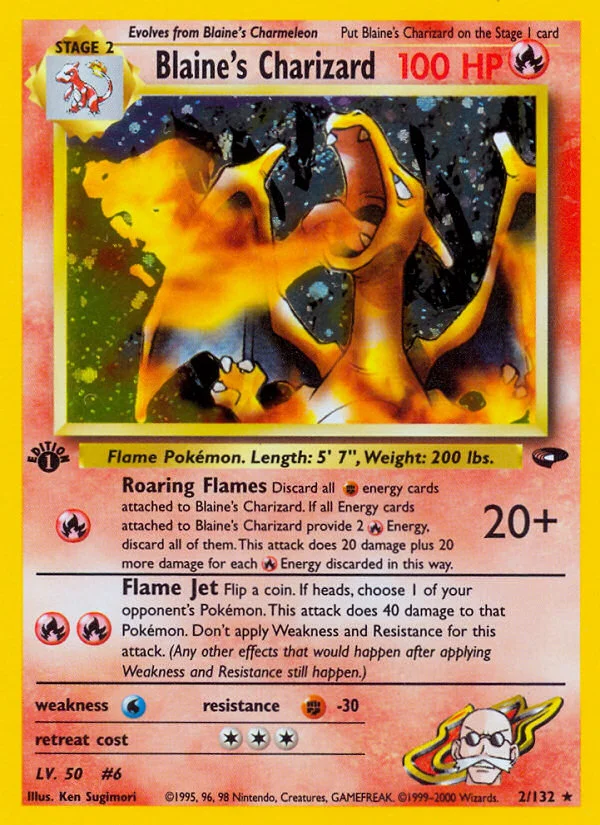 Blaine's Charizard · Gym Challenge