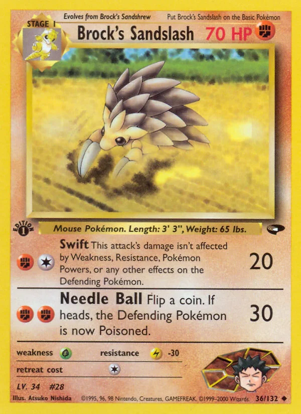 Brock's Sandslash · Gym Challenge