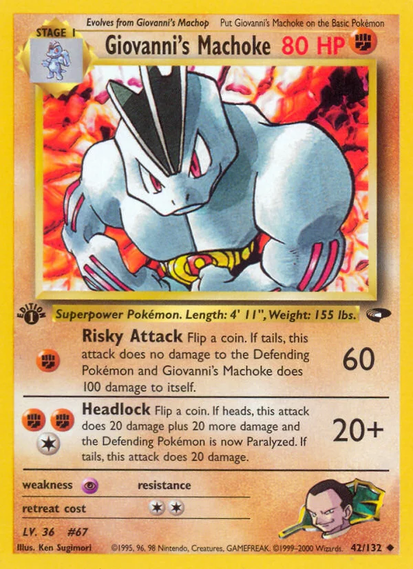 Giovanni's Machoke · Gym Challenge