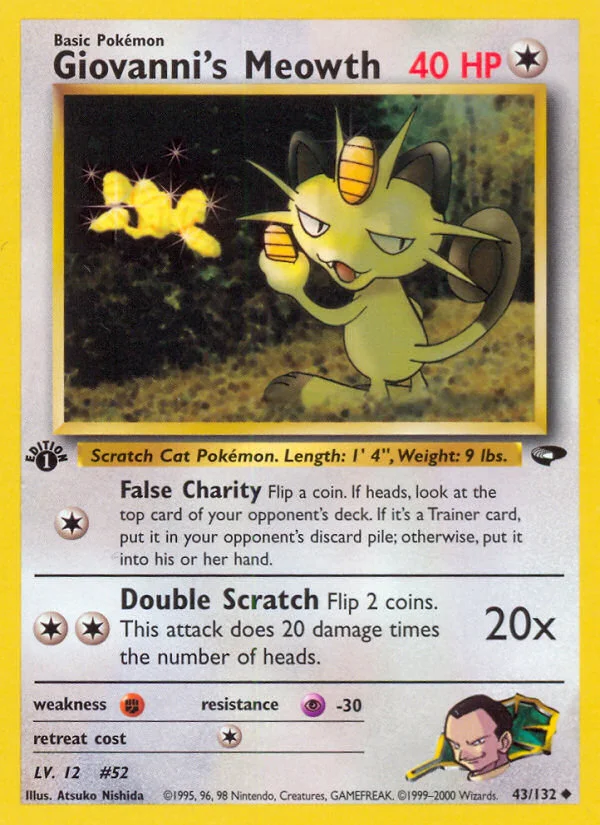 Giovanni's Meowth · Gym Challenge
