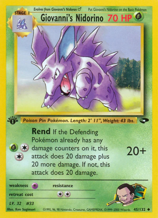 Giovanni's Nidorino · Gym Challenge