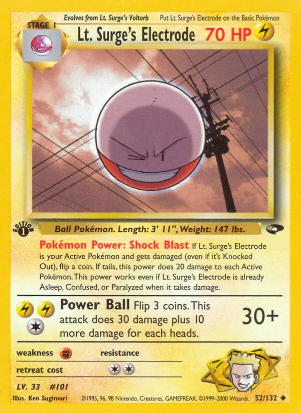 Lt. Surge's Electrode · Gym Challenge