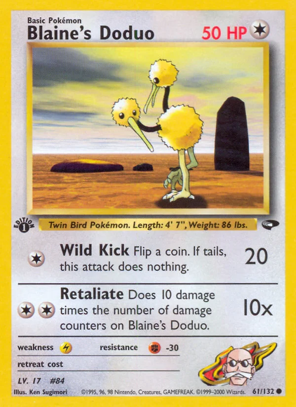 Blaine's Doduo · Gym Challenge