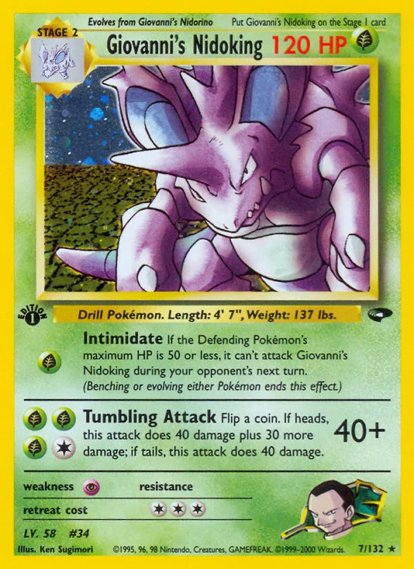 Giovanni's Nidoking · Gym Challenge