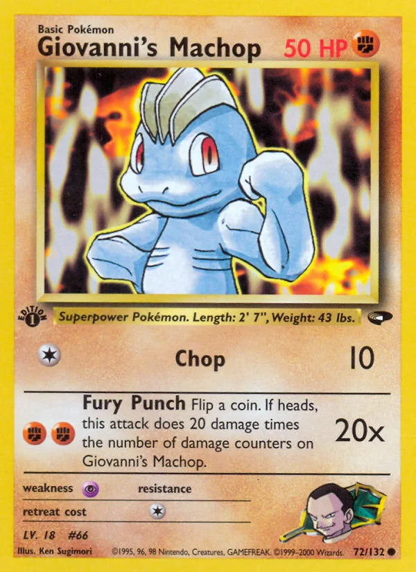 Giovanni's Machop · Gym Challenge