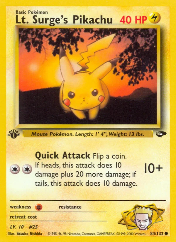 Lt. Surge's Pikachu · Gym Challenge