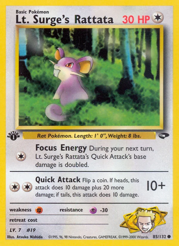 Lt. Surge's Rattata · Gym Challenge