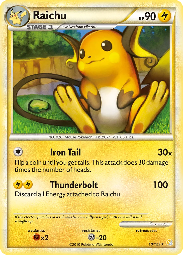 Raichu · HeartGold & SoulSilver