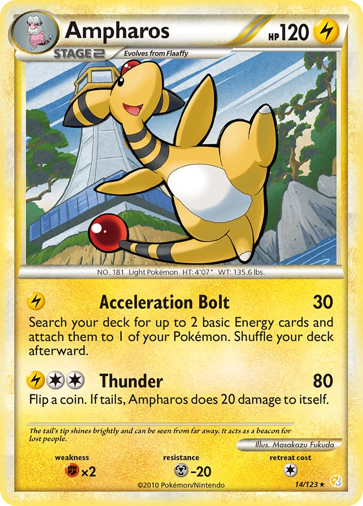 Ampharos · HeartGold & SoulSilver