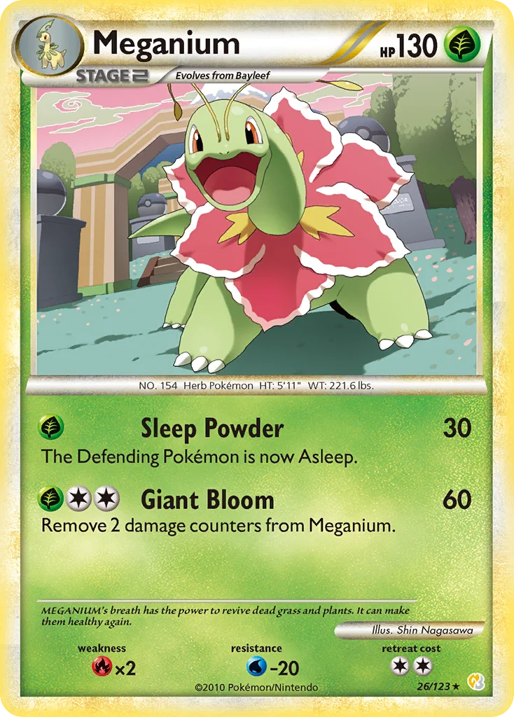 Meganium · HeartGold & SoulSilver