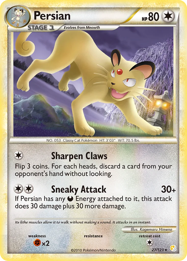 Persian · HeartGold & SoulSilver