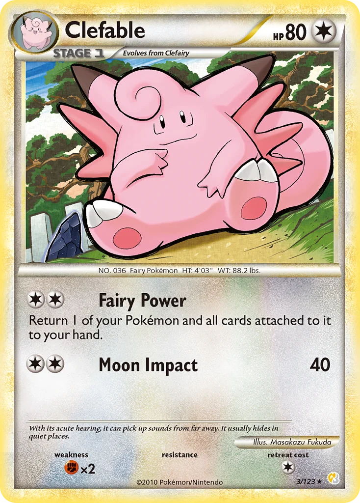 Clefable · HeartGold & SoulSilver