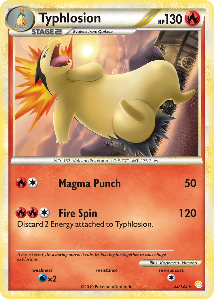 Typhlosion · HeartGold & SoulSilver