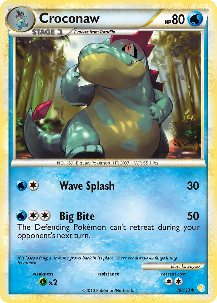 Croconaw · HeartGold & SoulSilver
