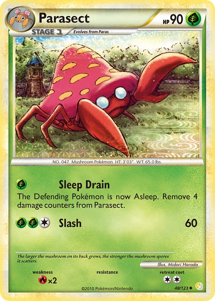 Parasect · HeartGold & SoulSilver