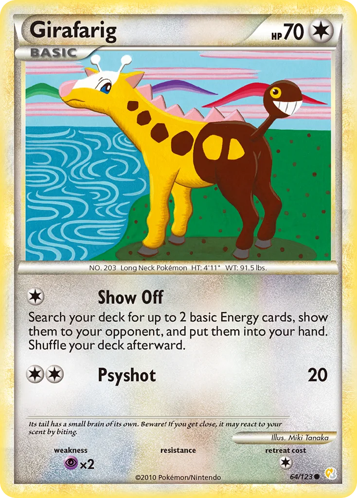 Girafarig · HeartGold & SoulSilver